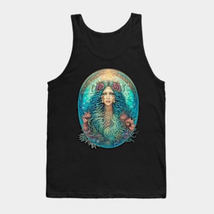 Flower Mermaid Fantasy Tank Top